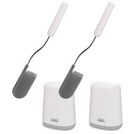 JOSEPH JOSEPH Set 2x toilet brush Flex Lite 70523, plastic, white/grey - Toilet Brush