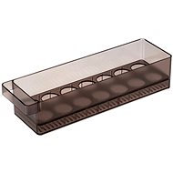 YAMAZAKI Refrigerator egg tray Tower 5765, dark - Fridge Organiser