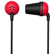 Koss THE PLUG red (lifetime warranty) - Headphones