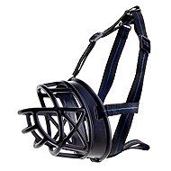 JK ANIMALS Hanibal muzzle black, size 4 - Dog Muzzle