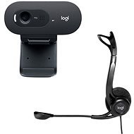 Logitech HD Webcam C505 + Headset 960 USB - Webcam