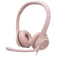 Logitech USB Headset H390, růžová - Headphones