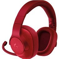 Logitech G433 Surround Sound Gaming Headset červený - Herné slúchadlá