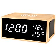 jm Digital Desk Clock JD9533 with 15cm Smartphone Charger - Table Clock