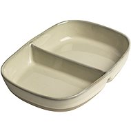 GUSTA Serving dish divided 16.3 × 12.3 × 3.5cm Ivory - Small Bowl