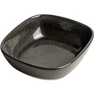 GUSTA Stoneware bowl square 13 × 12 × 4.4cm Anthracite - Small Bowl