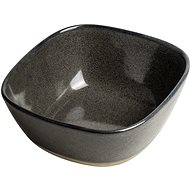 GUSTA Stoneware bowl square 14.4 × 13.3 × 6.2cm Anthracite - Small Bowl