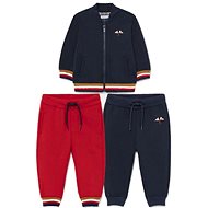 MAYORAL boys tracksuit 3pcs flags blue, red - Baby Tracksuit