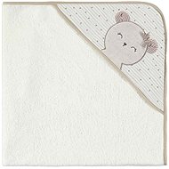 MAYORAL towel with hood mouse beige - Children's Bath Towel