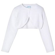 MAYORAL girls knitted bolero white - Bolero