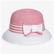 MAYORAL dívčí klobouk - světle růžový, bílý - 54 cm - Baby Hats