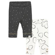 MAYORAL set 2pcs leggings heart grey - Baby trousers