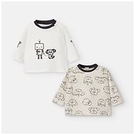 MAYORAL boys set t-shirt 2pcs alien beige - Baby T-shirt