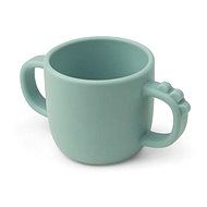 Done by Deer Peekaboo Croco mug - blue - Children's Water Bottle