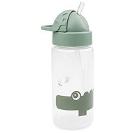 Done by Deer Croco bottle with straw - green - Children's Water Bottle