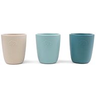 Done by Deer Silicone mini cup 3pcs - blue mix - Children's Water Bottle