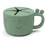 Done by Deer Peekaboo snack cup Raffi - green - Children's Water Bottle