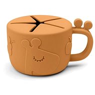 Done by Deer Peekaboo snack cup Raffi - mustard - Children's Water Bottle