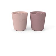 Done by Deer Kiddish Croco mini mug 2pcs - pink - Drinking Bottle