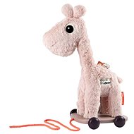 Done by Deer Raffi toy on wheels - pink - Soft Toy