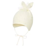 Broel dětská čepice Ufa smetanová 39 cm - Čepice pro miminko