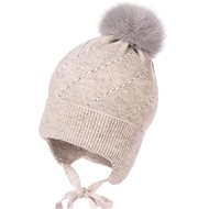 Jamiks dětská čepice Helmi šedá - 42 cm - Čepice pro miminko