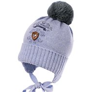Jamiks dětská čepice Mos světle modrá - 46 cm - Children's Hat