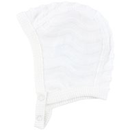 FIXONI dětská čepice s patentem bílá - Children's Hat