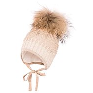 Jamiks girls cap Ismena brown 44 cm - Children's Hat