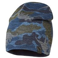 Broel dětská čepice maskáč Olle modrá - 55 cm - Children's Hat