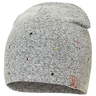 Broel dětská čepice Inge šedá barevné puntíky - Children's Hat