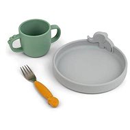 Done by Deer Peekaboo Deer friends dining set - grey - Children's Dining Set