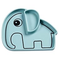 Done by Deer Elphee non-slip plate - blue - Children's Bowl