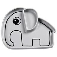 Done by Deer Elphee grey non-slip plate - Children's Bowl