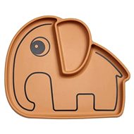 Done by Deer Elphee non-slip plate - mustard - Children's Bowl