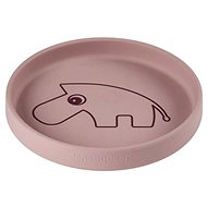Done by Deer Silicone plate round Zebee - pink - Children's Bowl