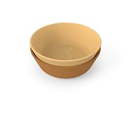 Done by Deer Kiddish Raffi bowl 2pcs - mustard - Children's Bowl