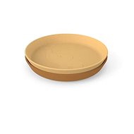 Done by Deer Kiddish Elphee plate 2pcs - mustard - Children's Bowl