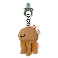 Done by Deer Jelly pacifier holder - mustard - Dummy Clip