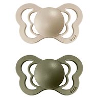 Bibs Couture silicone pacifier 2 pcs Vanilla/ Olive - size 1 (0-6m. ) - Baby Pacifier