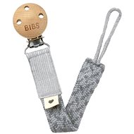 Bibs Paci Braid pacifier clip Cloud/Iron - Dummy Clip