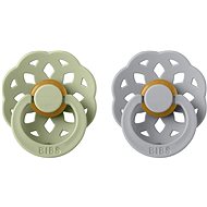 Bibs Boheme natural rubber pacifier 2pcs Sage/Cloud - size 2 (6+ m. ) - Baby Pacifier