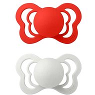 Bibs Couture silicone pacifier 2 pcs Candy Apple/Haze - size 2 (6m+) - Baby Pacifier