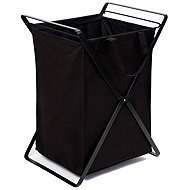 YAMAZAKI Folding laundry basket Tower, 45 l, black - Laundry Basket