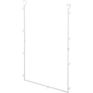 YAMAZAKI Smart Adjustable Wardrobe Rack, white - Hanging closet organiser