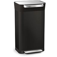 JOSEPH JOSEPH Waste Compactor Titan 30 L Steel 30146, black - Rubbish Bin