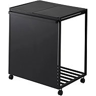 YAMAZAKI Tower 2-piece waste bin, black - Rubbish Bin