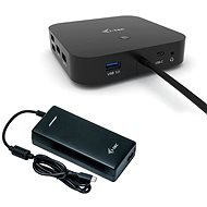 i-tec USB-C Dual Display Docking Station with Power Delivery 100W + i-tec Universal Charger 112W - Docking Station