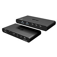 i-tec KVM Docking Station HDMI for 2 hosts, Power Delivery 2x 100W - Docking Station