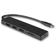 I-TEC USB-C Slim 3 portos hub kártyaolvasó - USB Hub